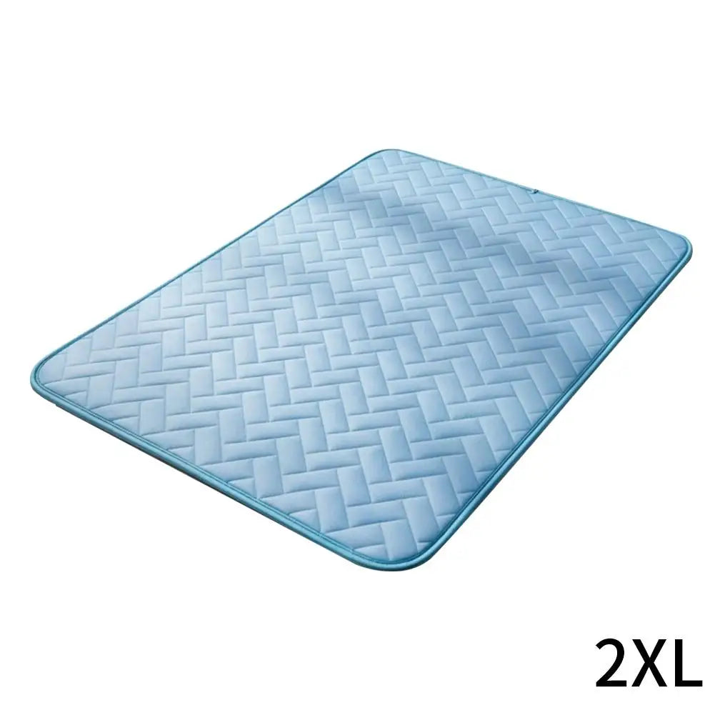 Ice-silk dog cooling mat — cool-touch comfort pad (view 5)