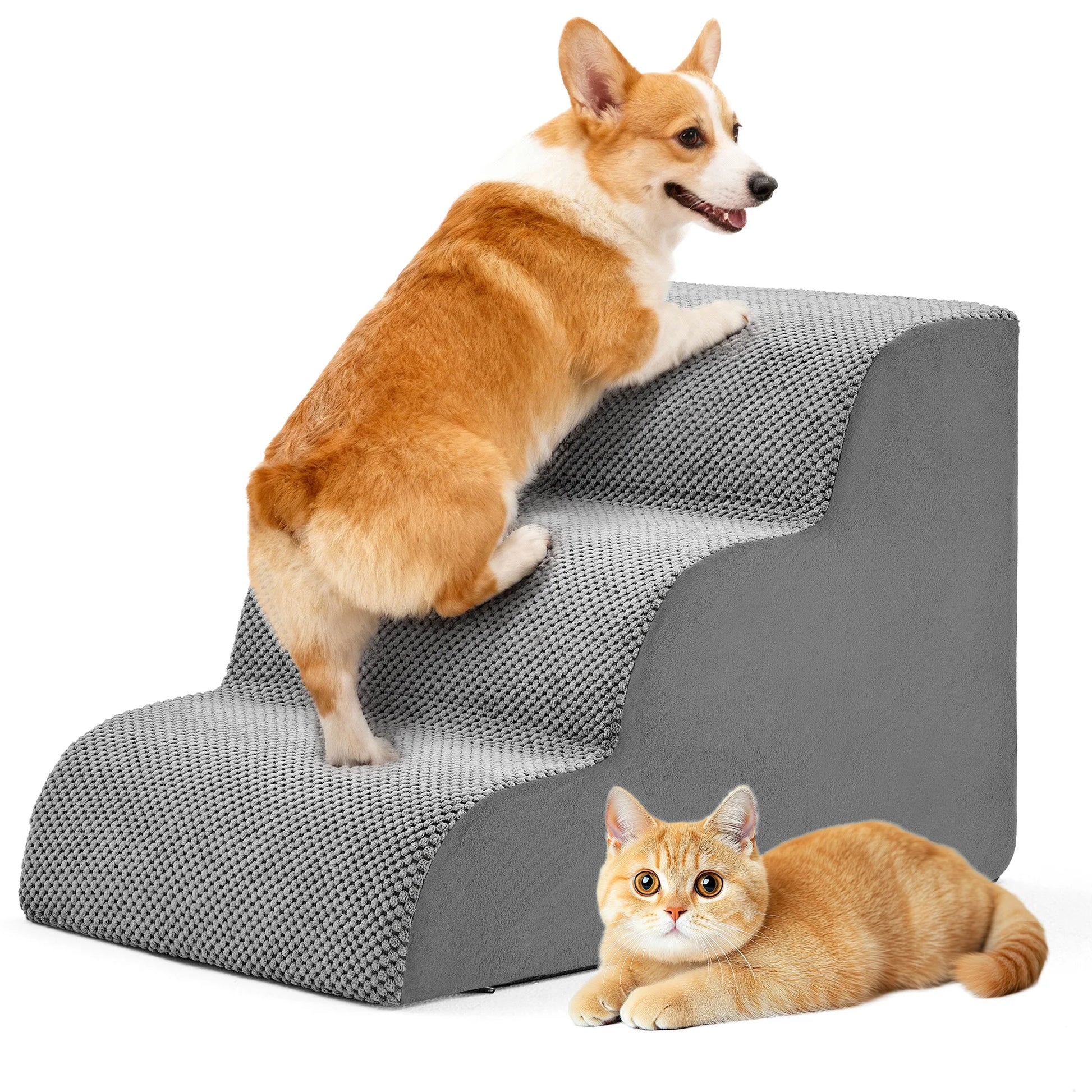 Non-slip foam dog stairs for sofas and beds (view 2)
