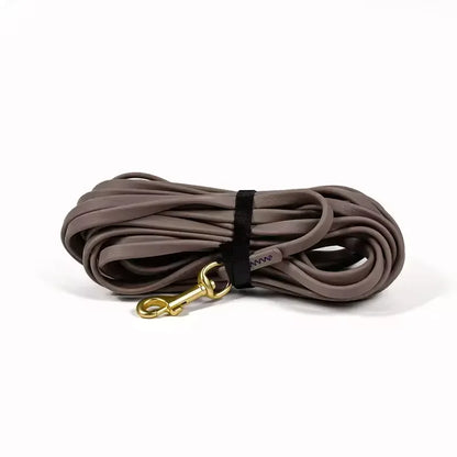 Heavy-Duty Training Long-Line — waterproof PVC, Gray
