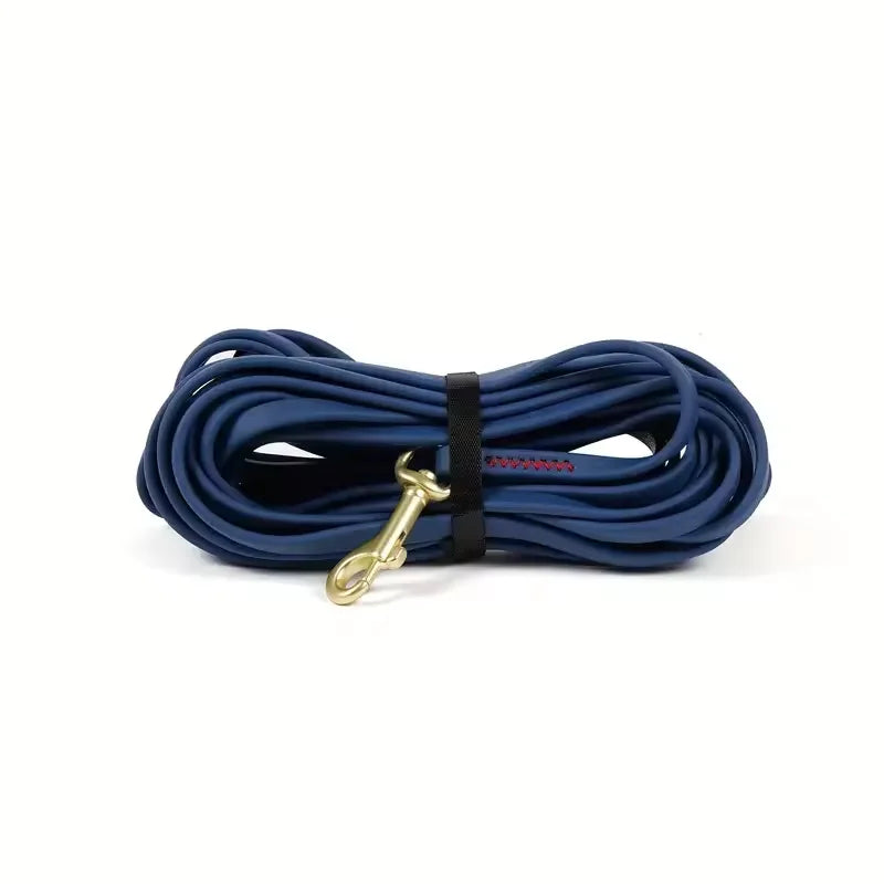 Heavy-Duty Training Long-Line — waterproof PVC, Blue