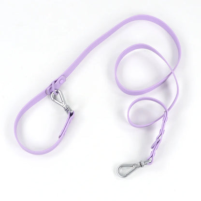 Dual-Handle Dog Leash — training lead, Purple