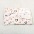 Doxie Paw-Print Blanket — Soft Flannel Pet Throw