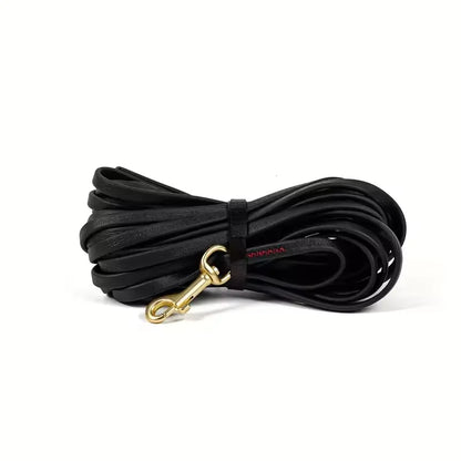 Heavy-Duty Training Long-Line — waterproof PVC, Black