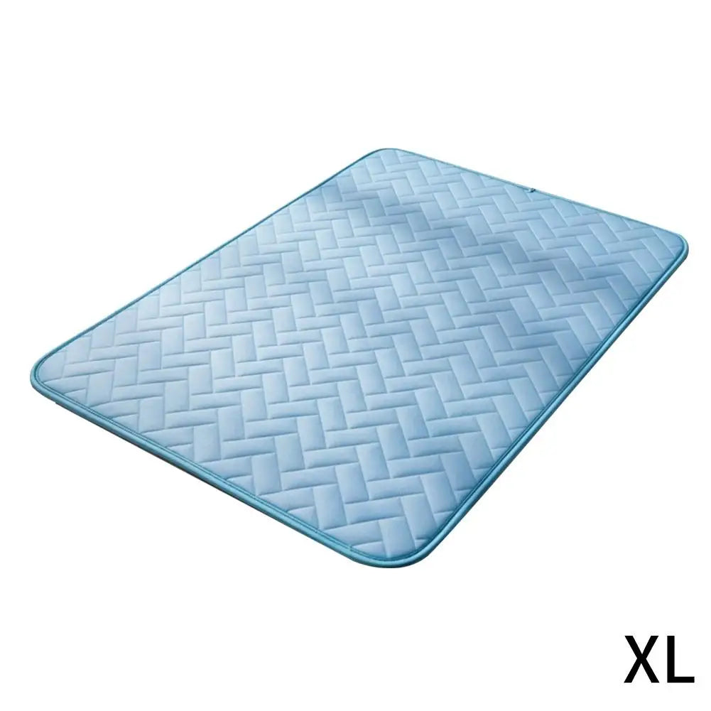 Ice-silk dog cooling mat — cool-touch comfort pad (view 4)