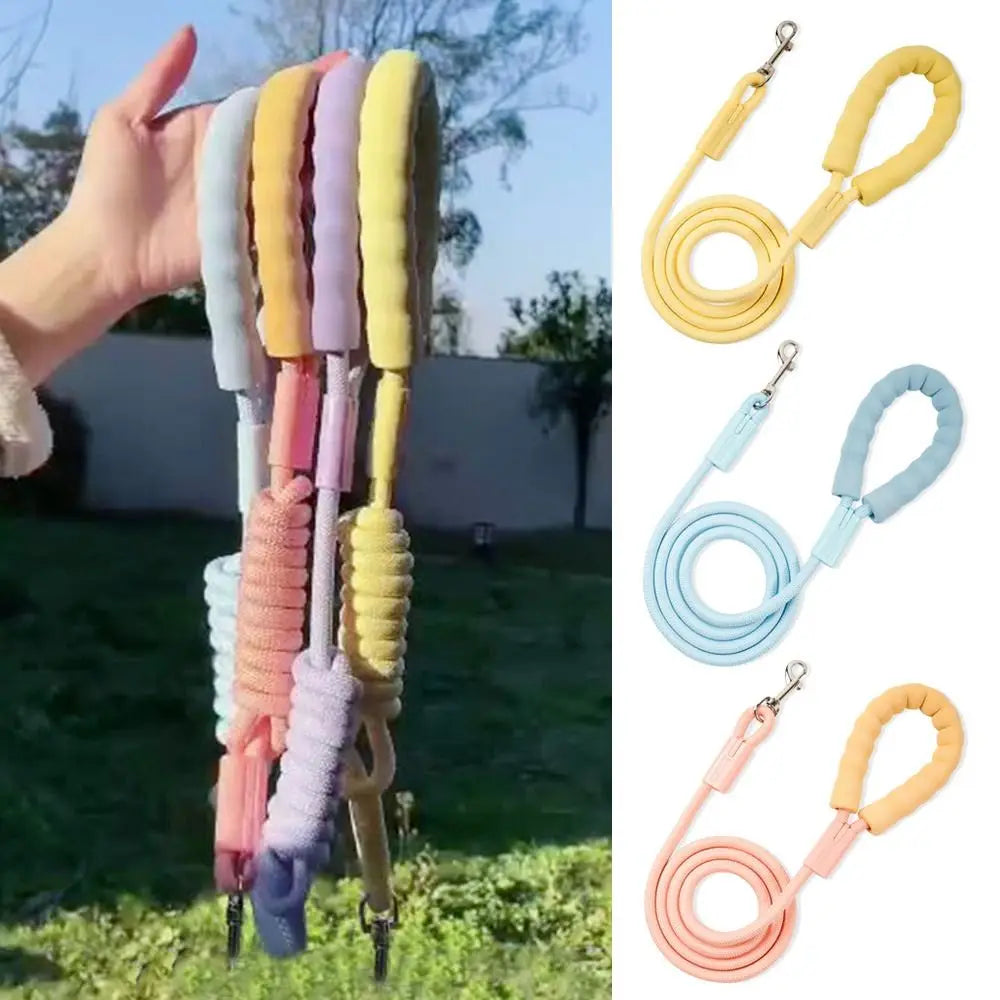 Cotton-Handle Dog Leash — detail view 4